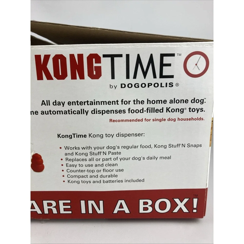 Kong Time Dogopolis Automatic Dog Toy Dispenser Only NEW **NO TOYS INCLUDED**